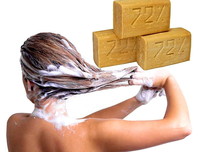 Мытье волос хозяйственным мылом